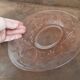 Plat verre rose original