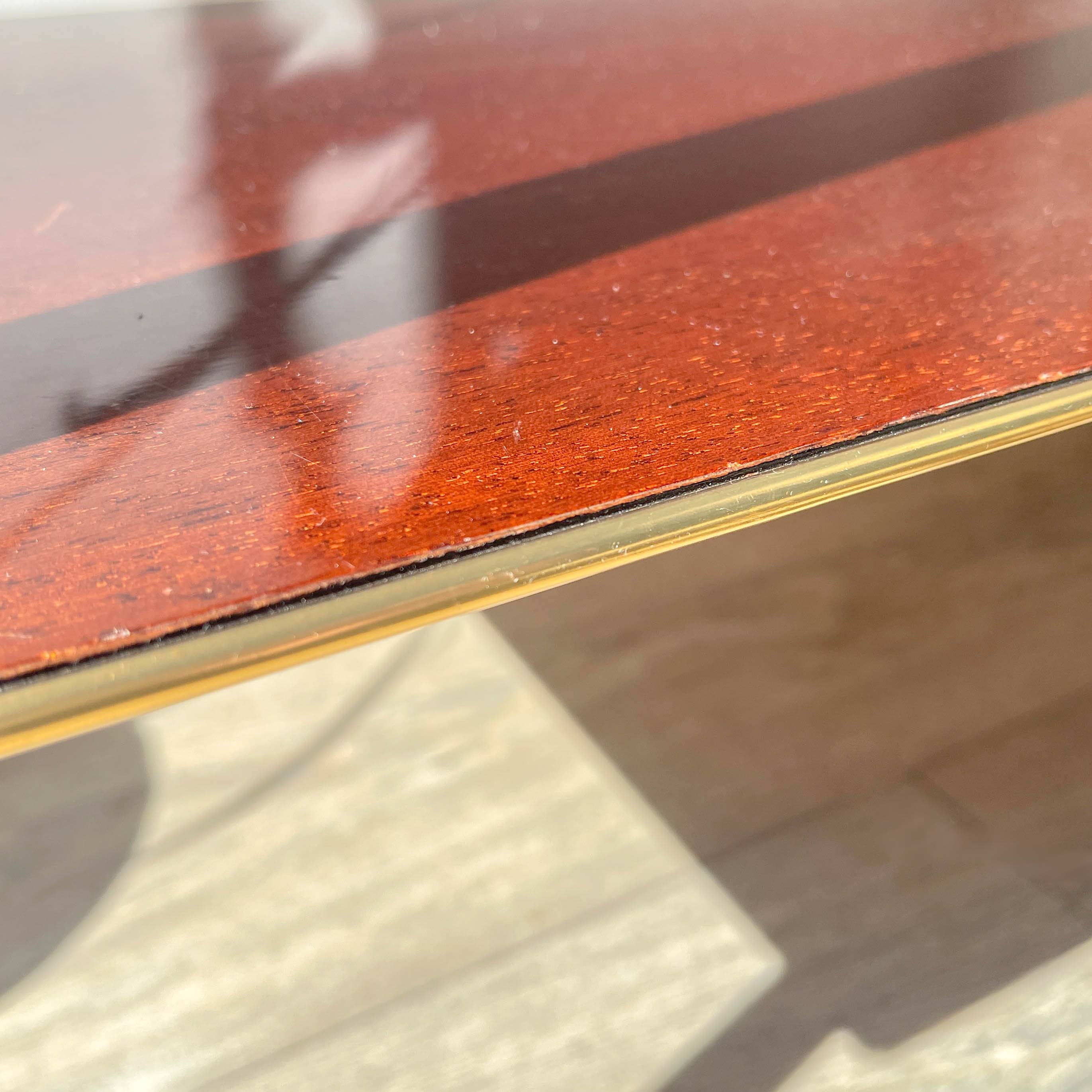 Vintage Formica trolley on wheels from the 1960s