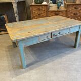 Vintage blue coffee table