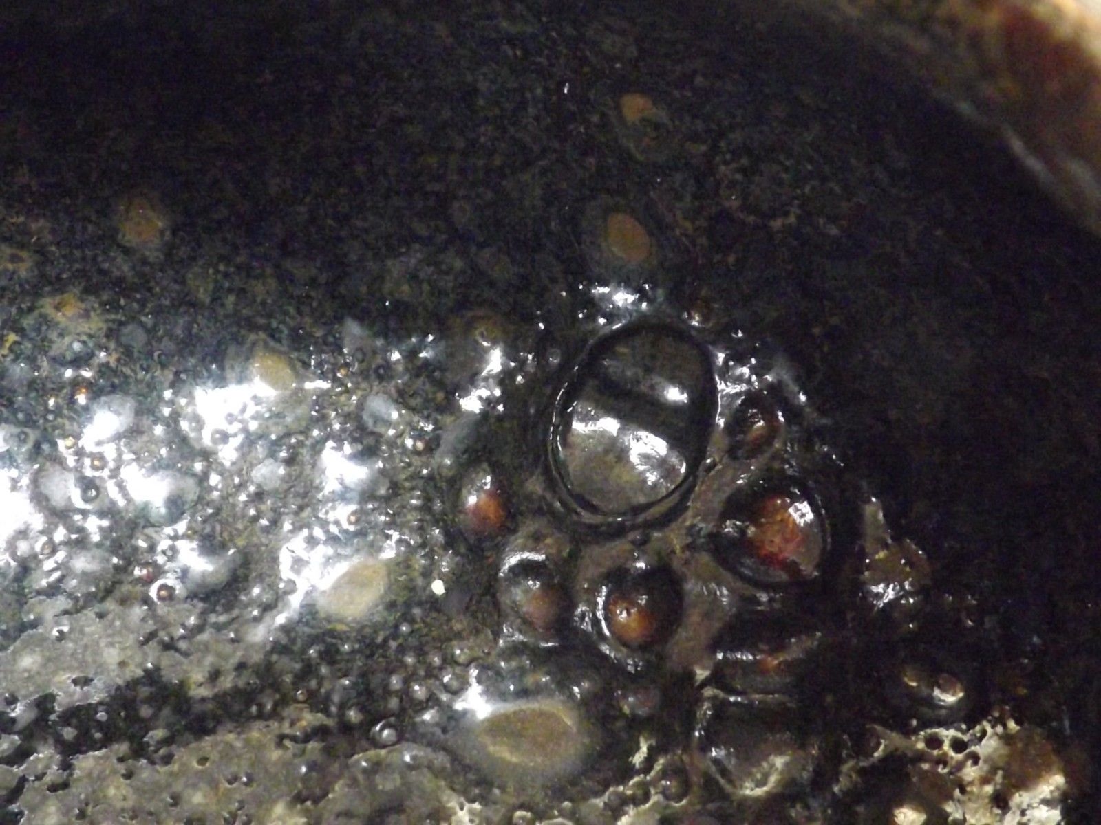 1983 sandstone cut enamels shiny and glaze cooking inside Bullée,Signed