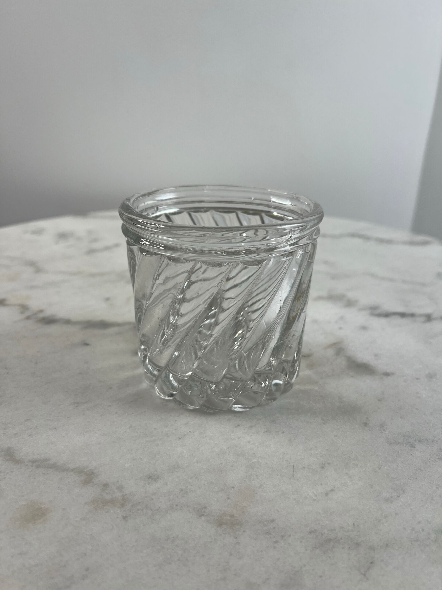 Bocal en verre soufflé