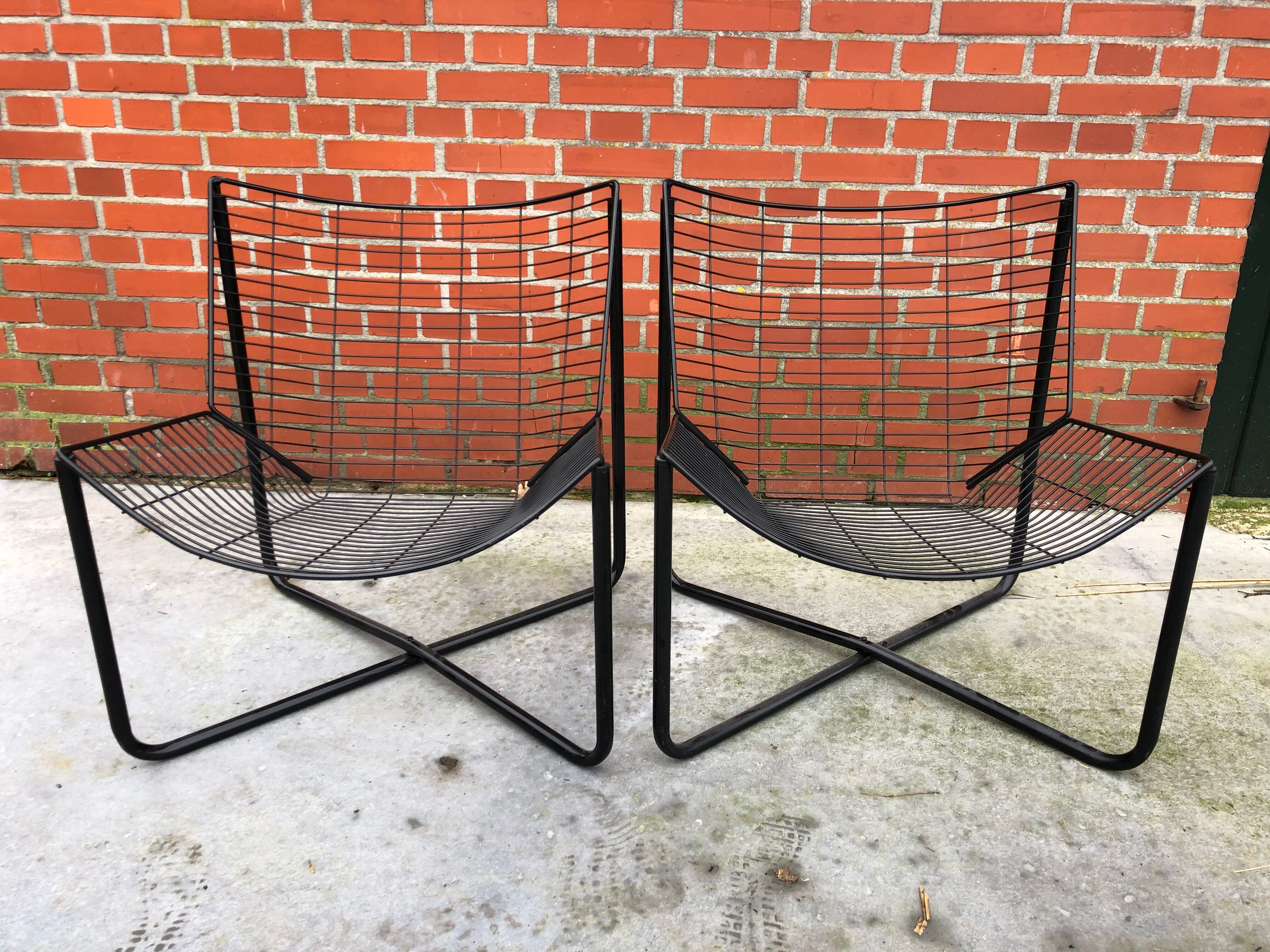 Fauteuil Ikea Jarpen Wire Chair vintage Niels Gammelgaard