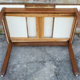 Vintage water green wood/formica table