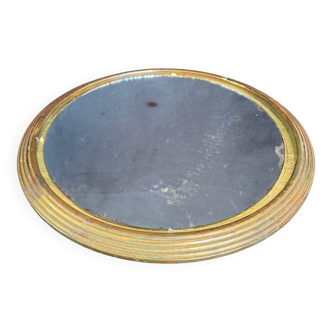 Large Mirror Tray, old copper Mercury mirror