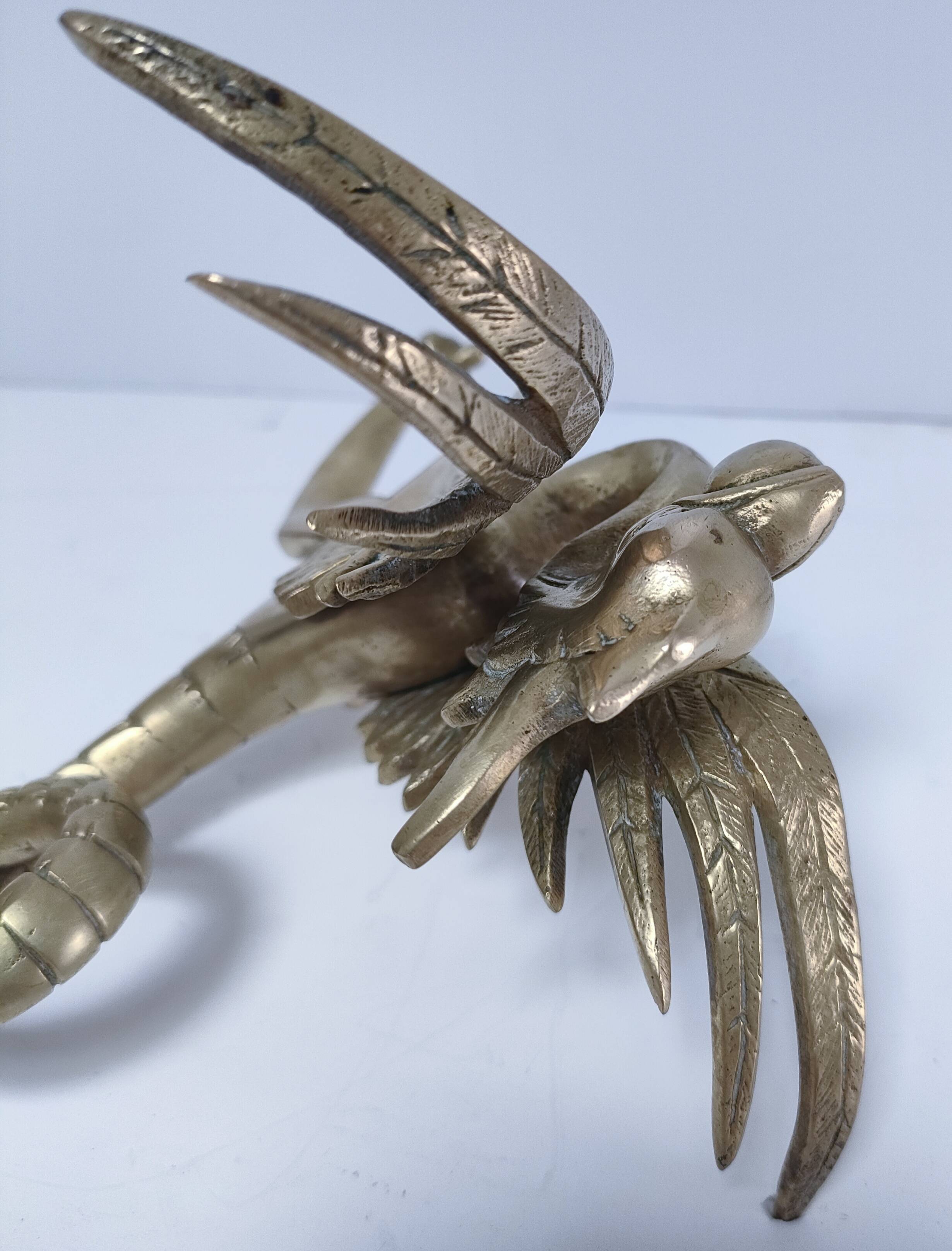 gold-plated chimera sculpture