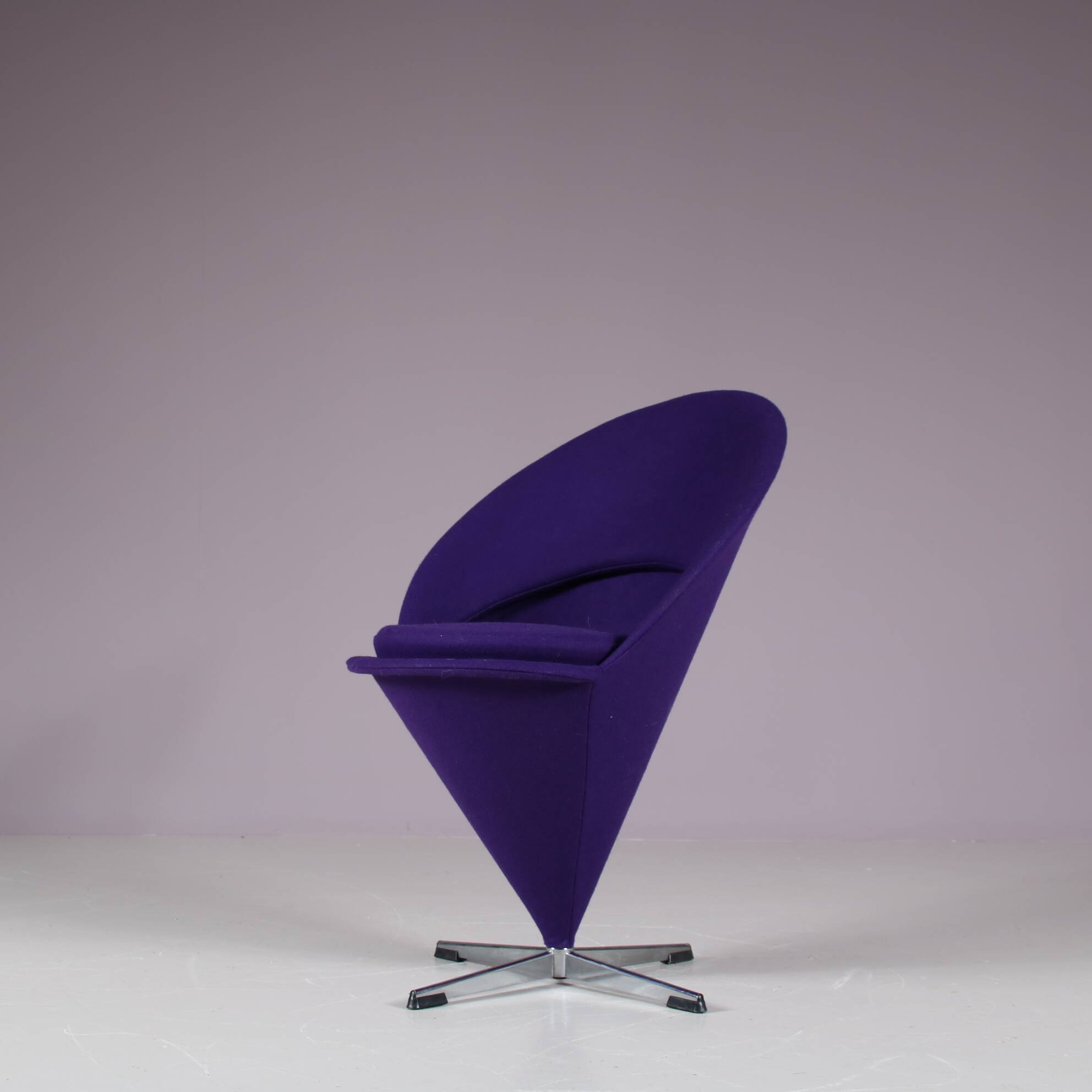 1960s “Cone” Chair by Verner Panton for Plus Linje, Denmark