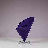 Chaise « Cone » des années 1960 par Verner Panton pour Plus Linje, Danemark