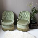 Pair of armchairs toad vintage