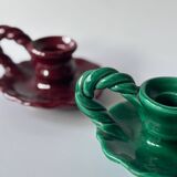 Ceramic candle holders
