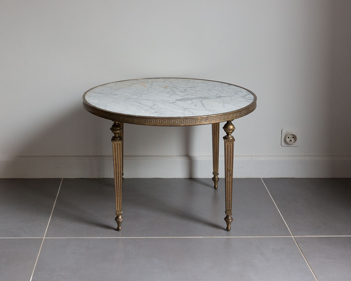 Marble coffee table