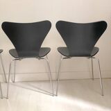 Set of 4 Butterfly Chairs by Arne Jacobsen, Fritz Hansen Edition