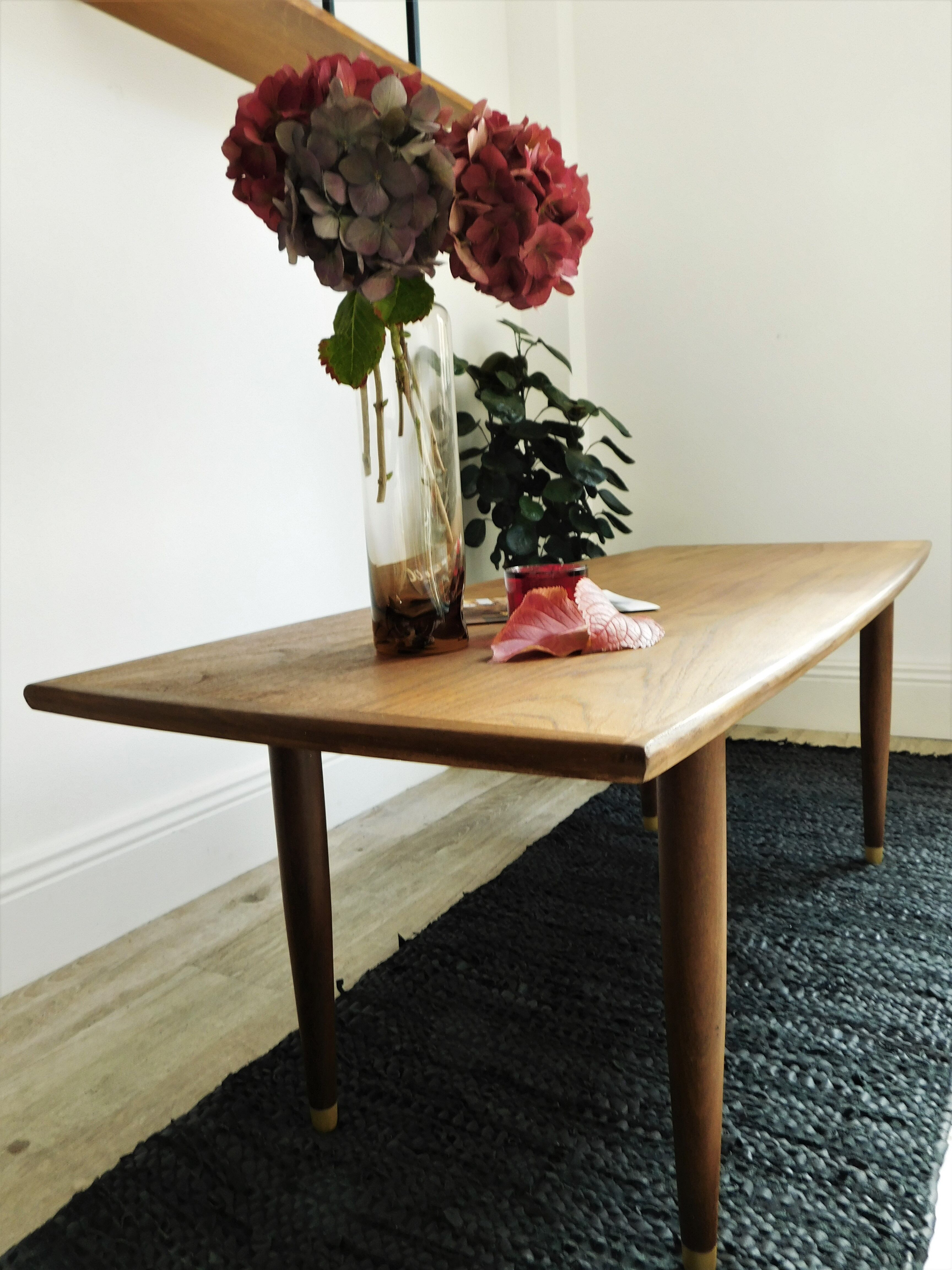 Table basse scandinave en chêne