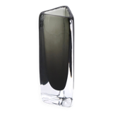 Sommerso glass vase by Nils Landberg for Orrefors