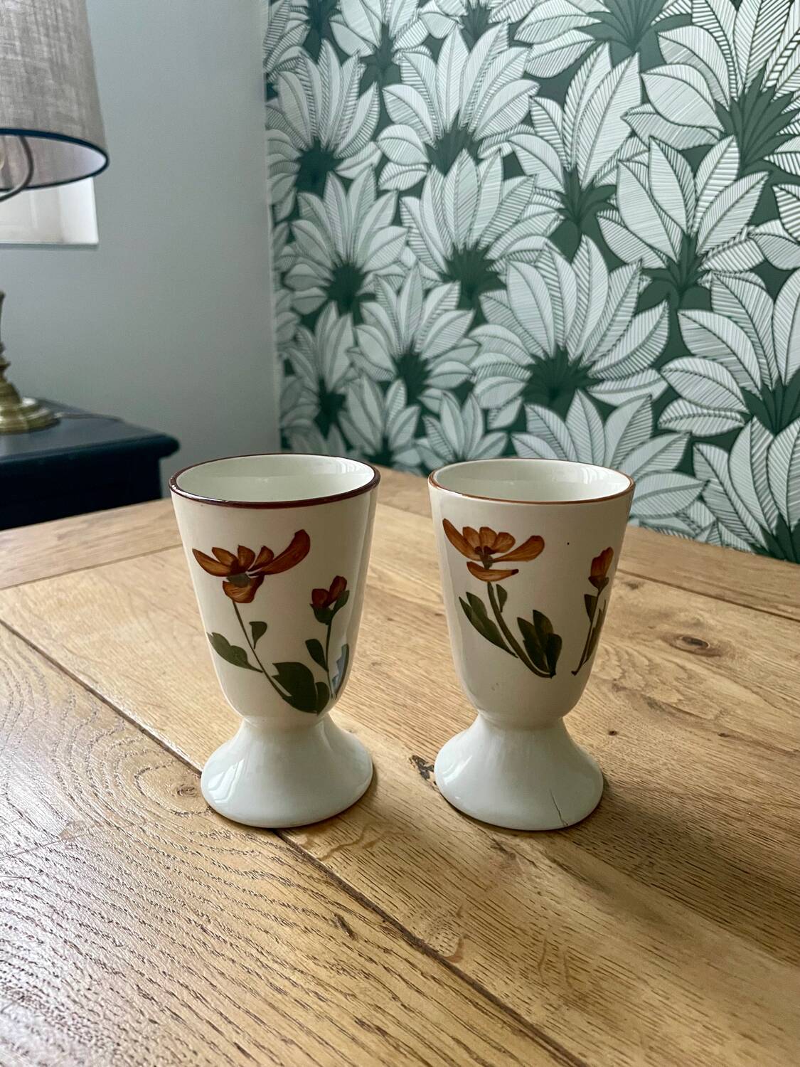 2 Ceramic Mazagran Cups