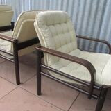 Lounge Easy Chairs by Bror Boije for Dux Miljo Expo, Sweden 1980s, Set of 4