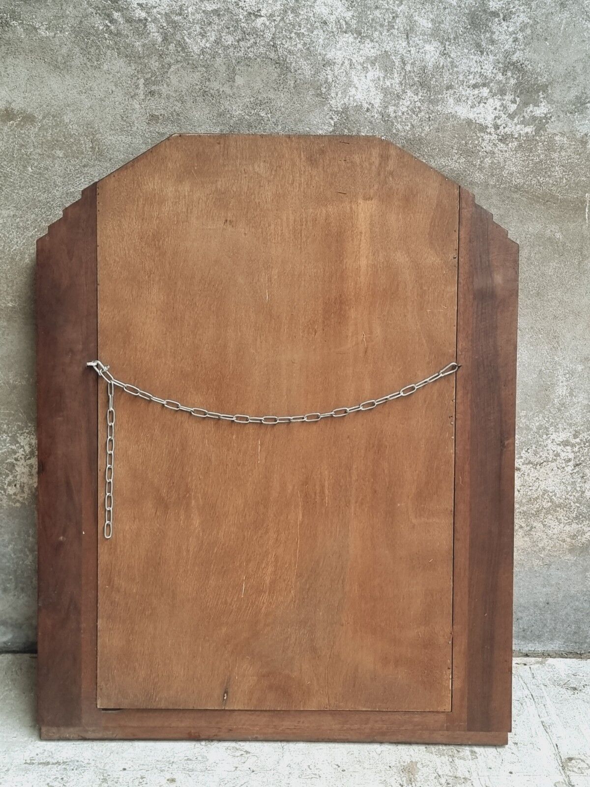 Miroir Art Déco miroir mural en bois 120x95cm