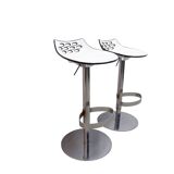 Lot de 2 tabourets de bar Calligaris, Italie