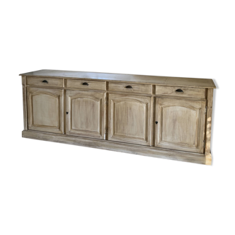 Buffet, meuble de rangement vintage en bois