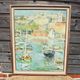 Old Oil on Wood Painting G. Peyrot: Villefranche