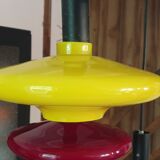 Multicolored waterfall hanging lamp