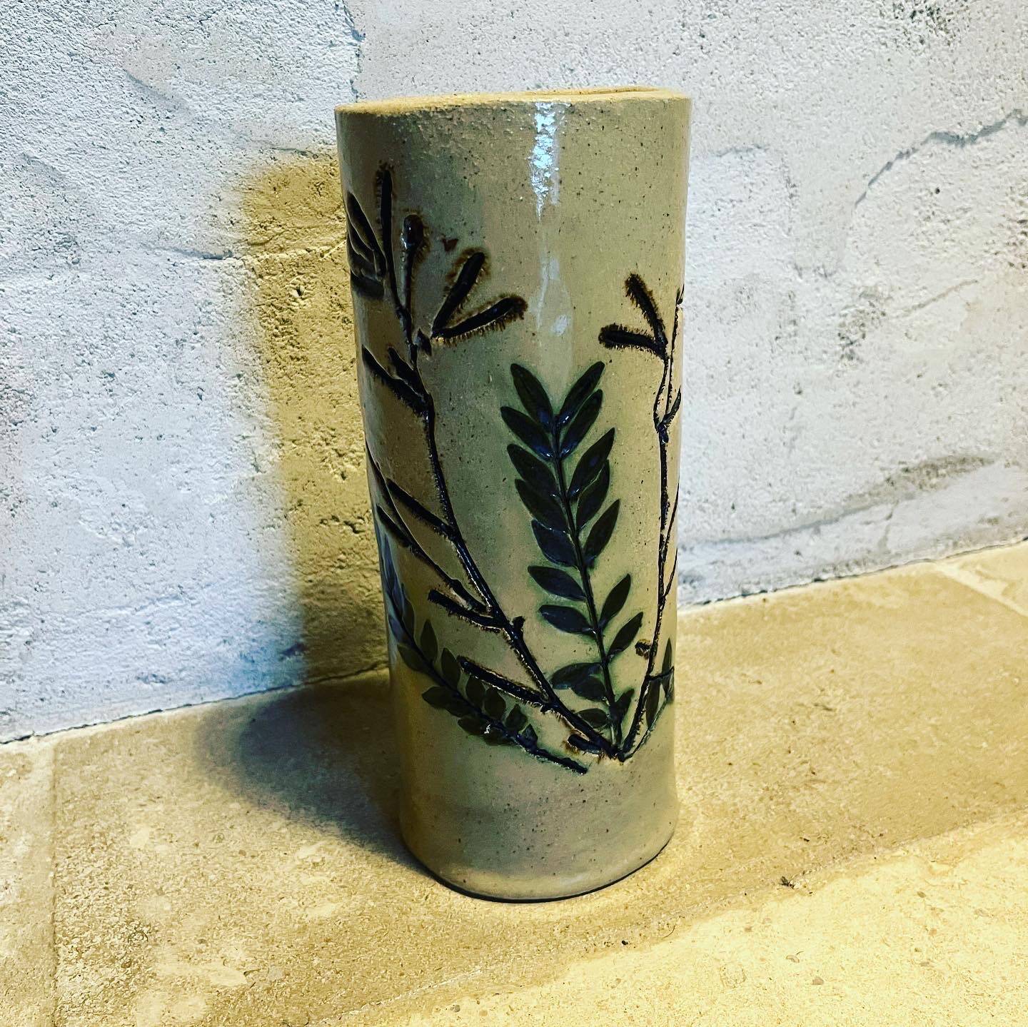 Large vintage pottery vase 1960-70