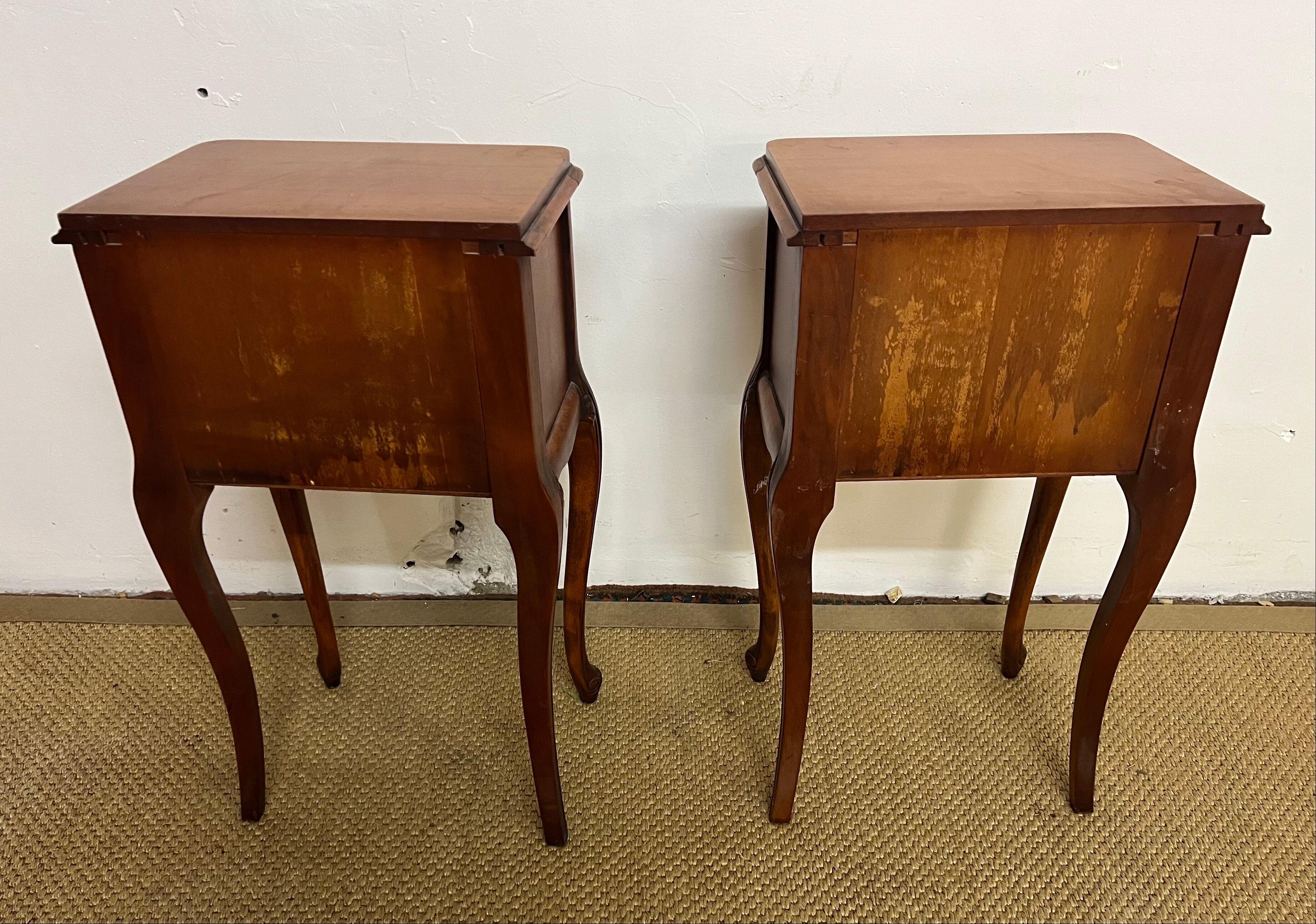 Pair of Louis XV style bedside tables
