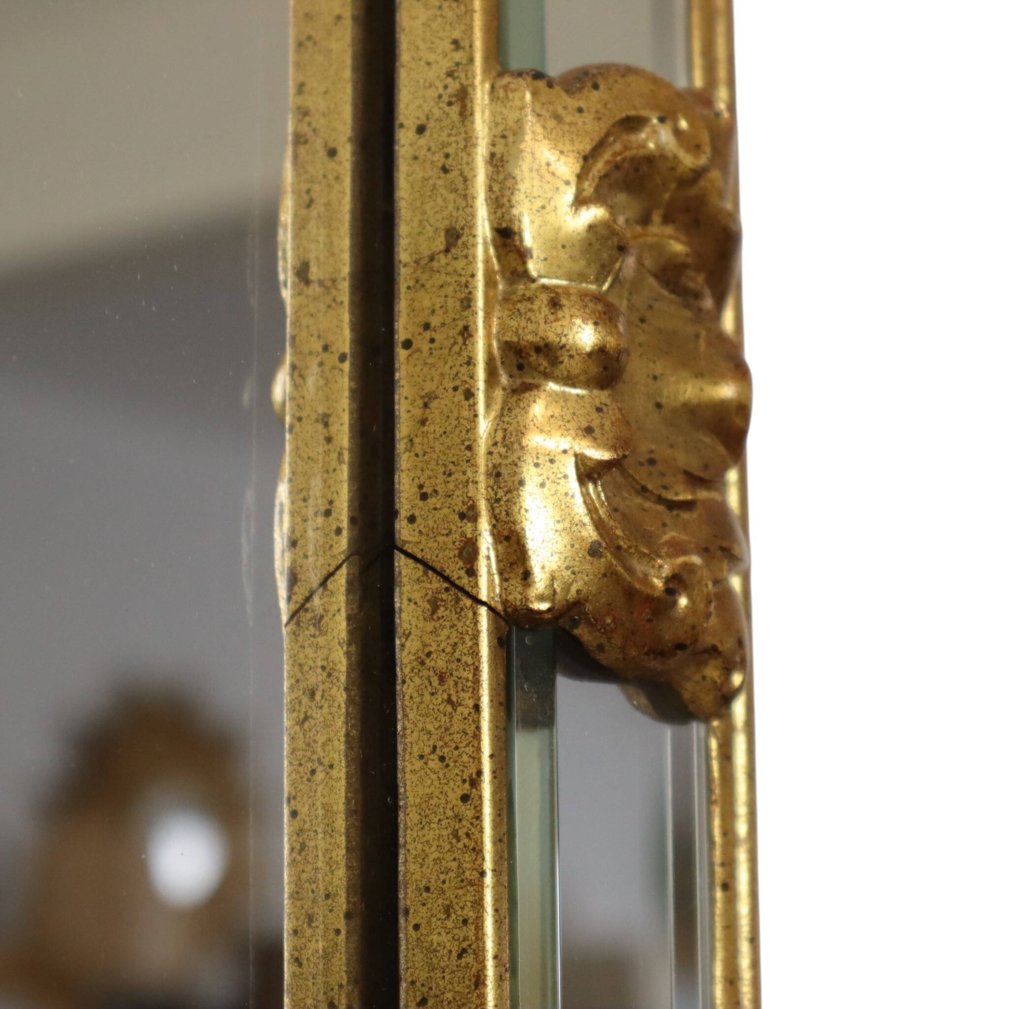 Large Vintage Deknudt Mirror, Hollywood Regency 1970s Design