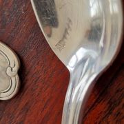 Ercuis - Set of 12 small silver-plated Sully coffee spoons