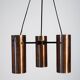 Scandinavian pendant lamp in copper
