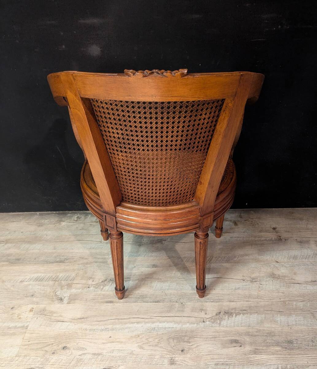 Louis XVI Caned Office Chair