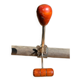 Vintage wood and metal hook