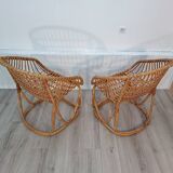 Pair of armchairs attributed to Tito Agnoli, 1960s