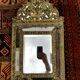 Miroir à parcloses XIXe 33x59cm