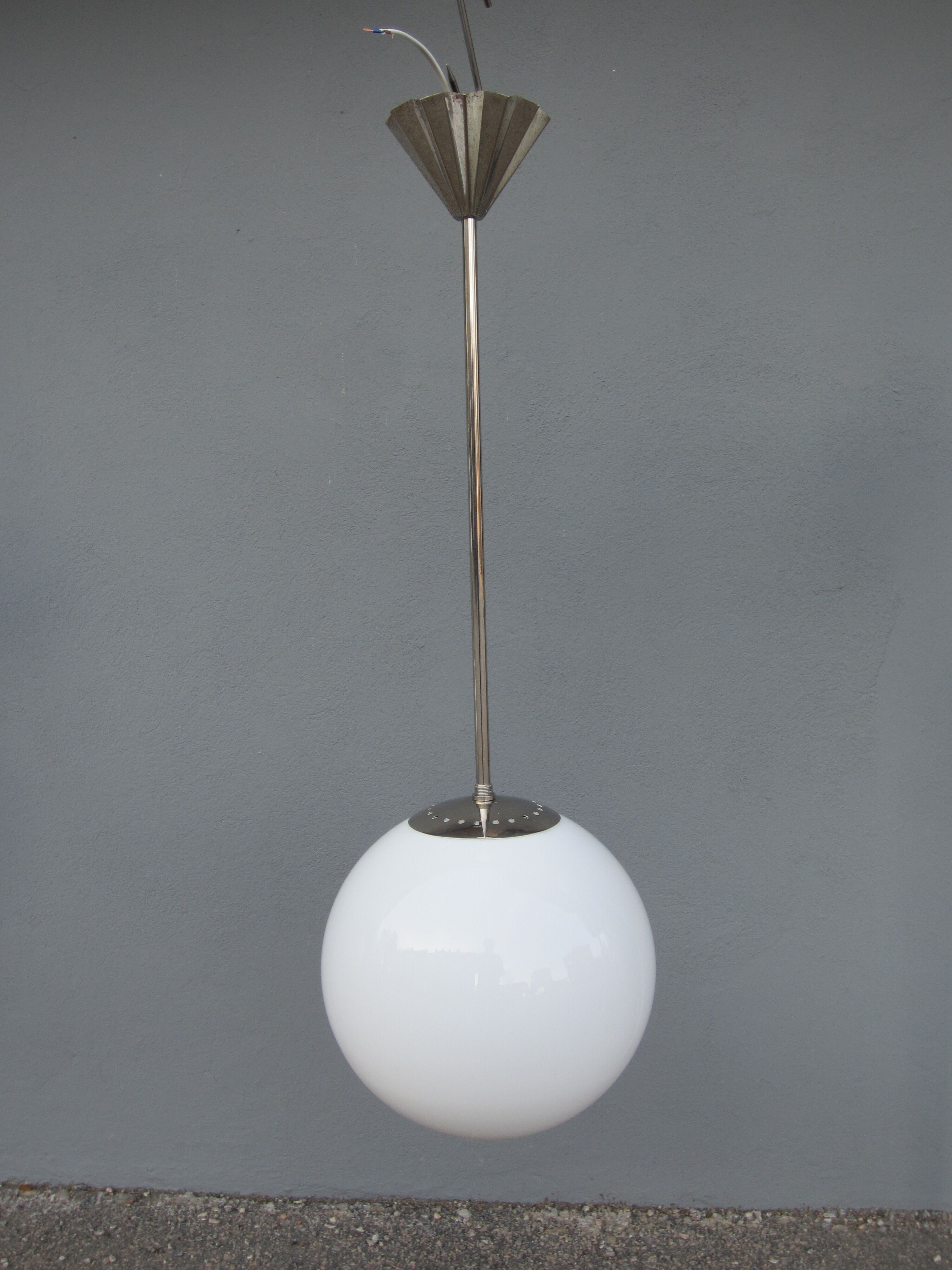 Opaline pendant light