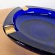 Cendrier "Cobalt & Or"