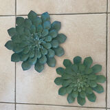 Metal flowers