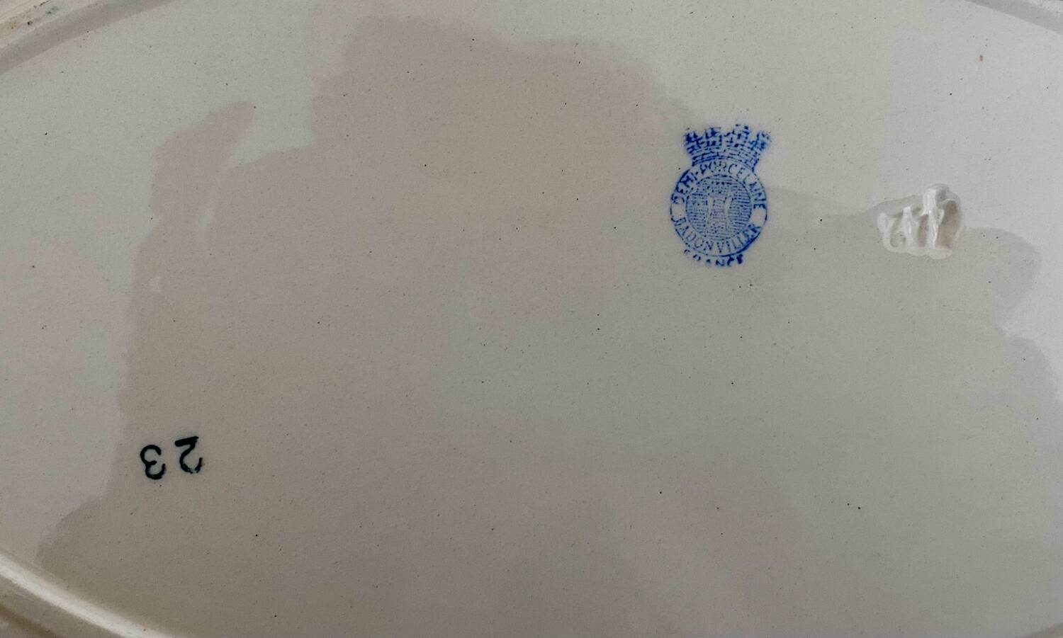 Plat oval Badonviller