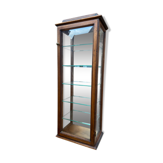 Vintage wooden wall display case