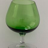 4 verres à cognac colorés