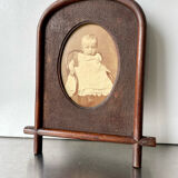 Antique Frame carved wood measurements 22 cm x 18 cm