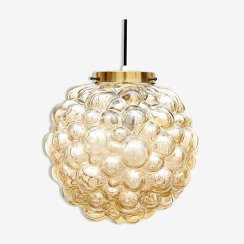 Bubble amber pendant by Helena Tynell for Limburg 70's