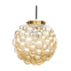 Suspension ambre bulle par Helena Tynell pour Limburg 70