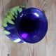 Bi-color blown glass vase