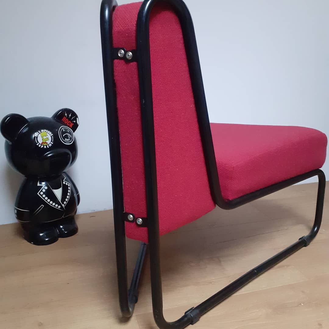 Paire de chauffeuses modulable 1980 vintage