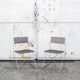 X-line chairs by Niels Jorgen Haugesen for Magis 1977