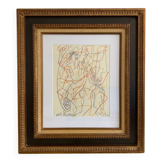 Épreuve d’artiste, Raymond Moretti, Jean Cocteau