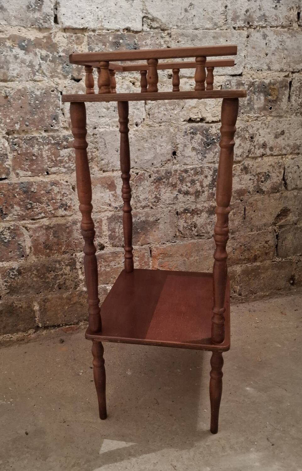 Small vintage wooden console