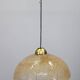 1970s Glass Pendant Light , Italy