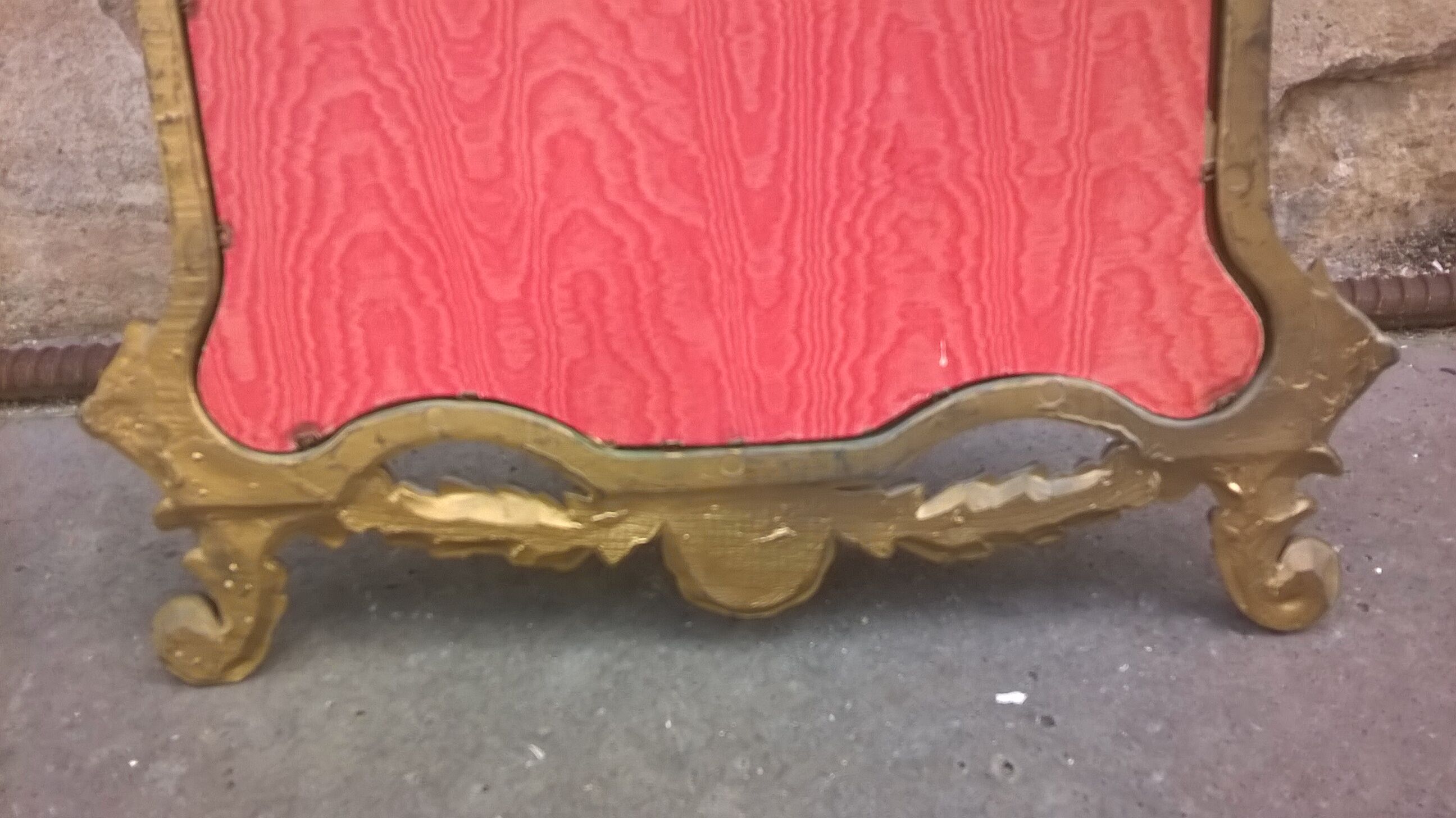 Baroque mirror resin year 70