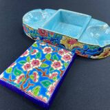 Longwy earthenware ashtray